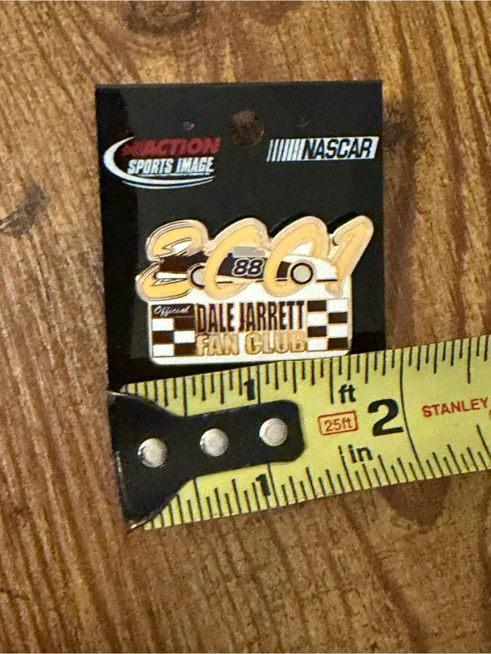 2001 Dale Jarrett Official Fan Club Pin #88 UPS NASCAR Action Sports Image